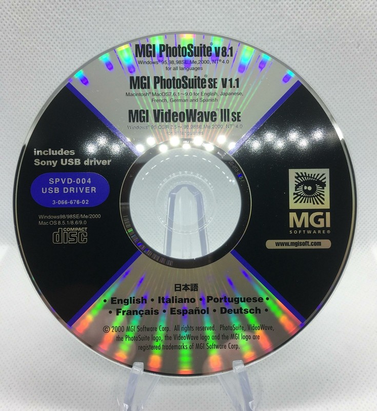 Boxed MGI PhotoSuite V8.1 / SE V1.1 / VideoWave III SE – Black (3-066-676-02)