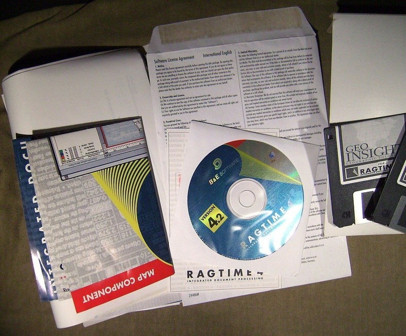 Ragtime 4.2 Integrated Document Processing with Geoinsight Software Mac Vintage gallery