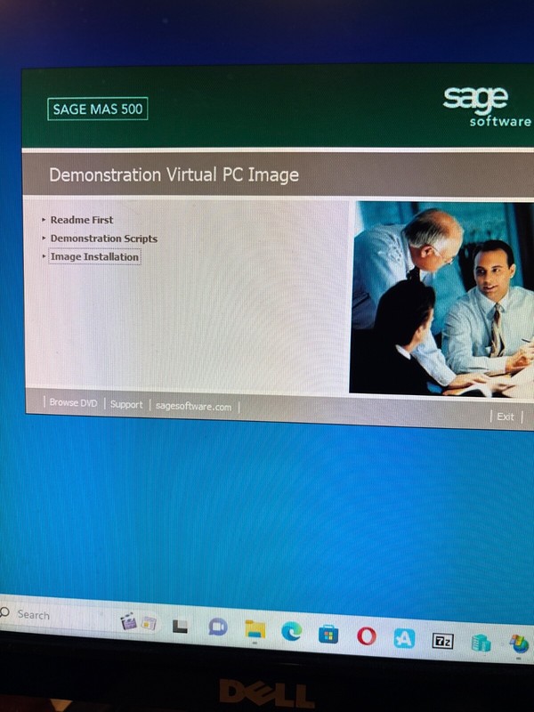 BRAND NEW VINTAGE SAGE MAS500 ERP Software DEMONSTRATION CD. VERSION 1.0 gallery