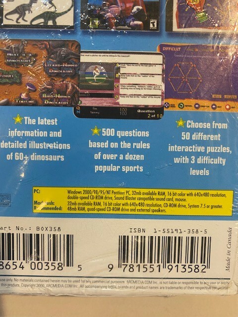 KIDS ADVENTURES (PC/MAC CD-ROM,5 DELUXE PACK,AGES 9 & UP, 2000) gallery