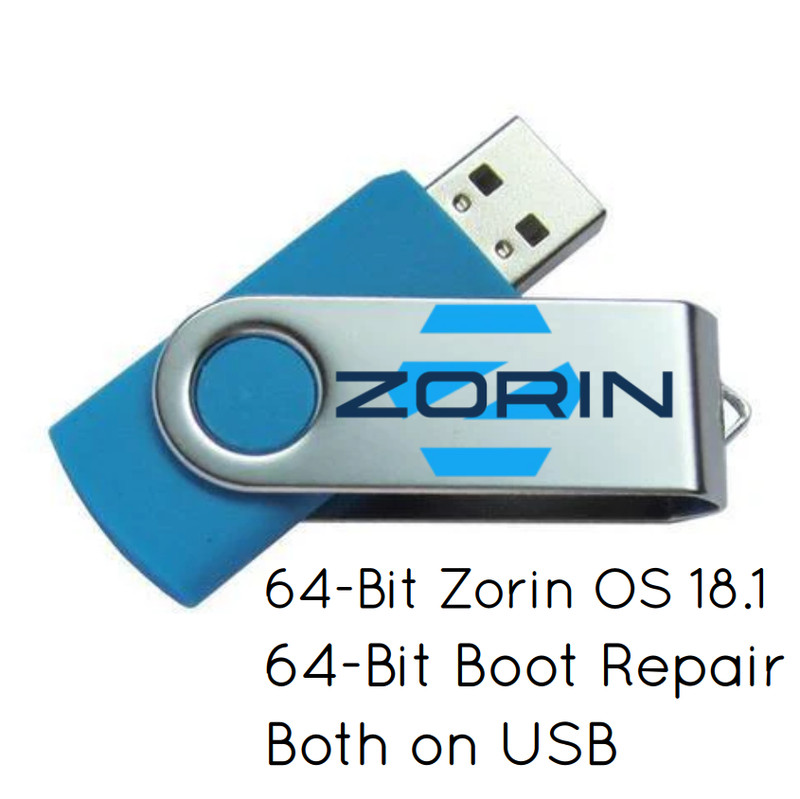 Zorin OS Linux 18.1 64 Bit Bootable USB Flash Drive And Install Guide