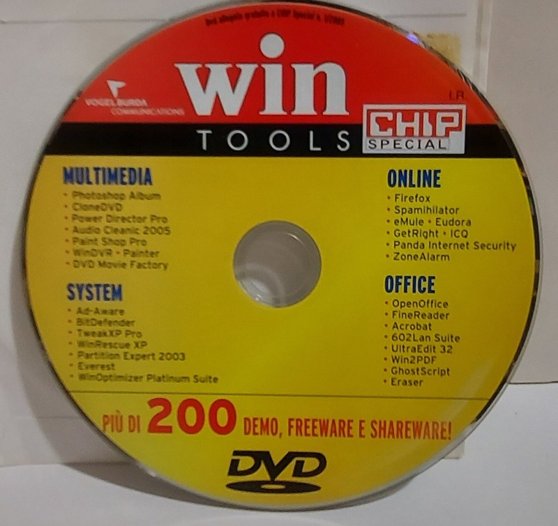 CHIP Special Win Tools DVD OFFICE MULTIMEDIA SYSTEM ONLINE Software
