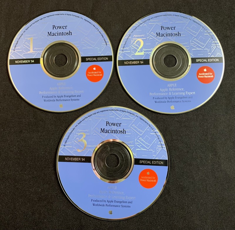 Apple Power Macintosh ARPLE Special Edition CD-ROM Lot (1994)