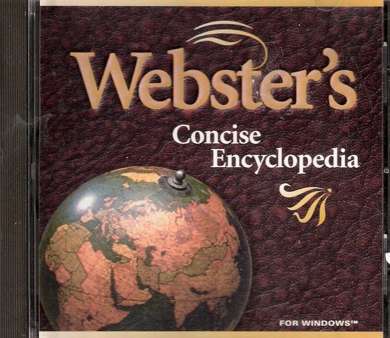 Webster’s Concise Encyclopedia in Jewel Case Very Good Condition