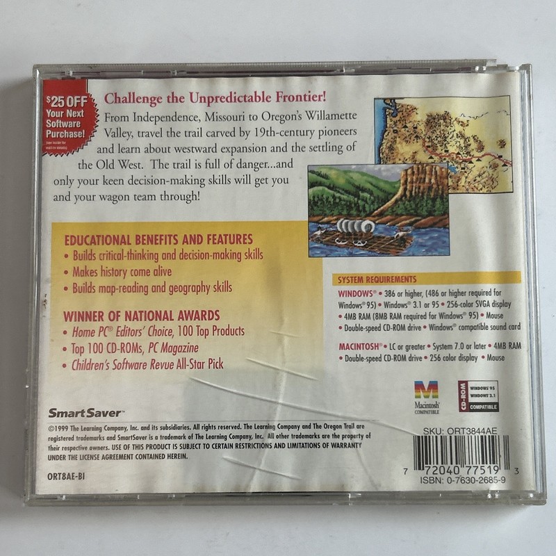 The Oregon Trail Windows 3.1/95 & Macintosh The Learnig Company gallery