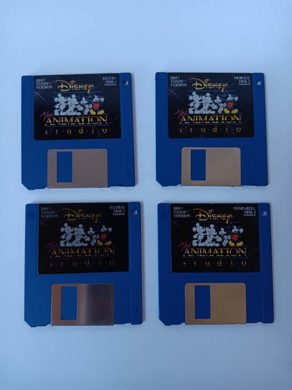 Disney The Animation Studio IBM/Tandy Version 2 Manuals And 4 Disks Tested/Works gallery