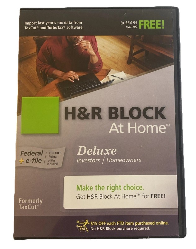 H&R Block 2011 & TurboTax 2009 CD Software + Free H&R Block 2009 NFR gallery