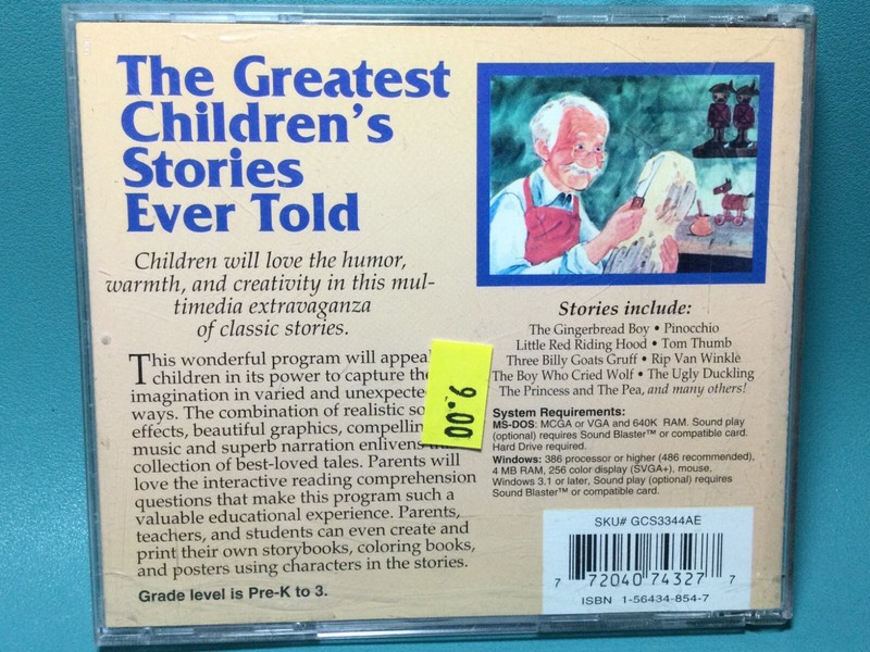 The Greatest Children Stories Ever Told (CD-ROM Queue 1995) gallery