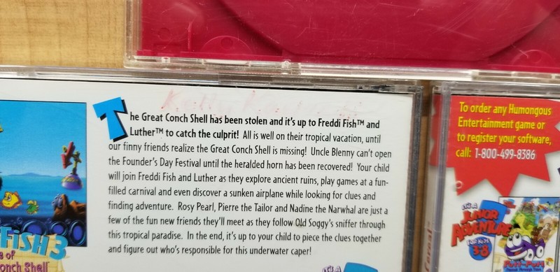 It's A Junior Adventure Arcade CD-ROM Sock Works FREDDI FISH Spy Fox Dry Cereal gallery