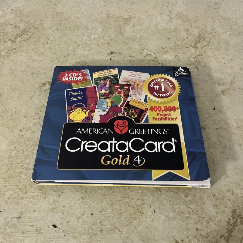 American Greetings Creatacard Gold 4 3 Disc Set 1999