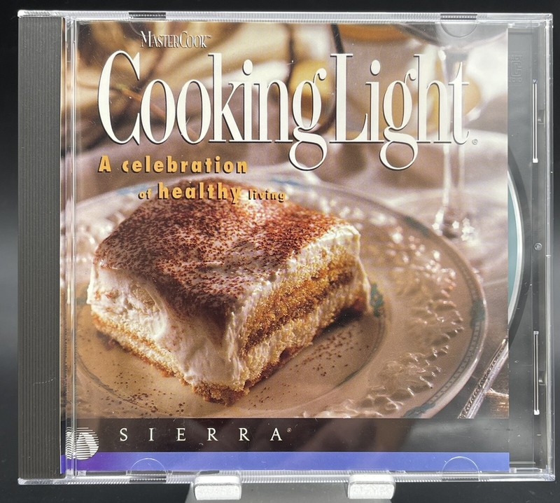 Sierra Master Cook Cooking Light A Celebration of Healthy Living 1995 CD-ROM