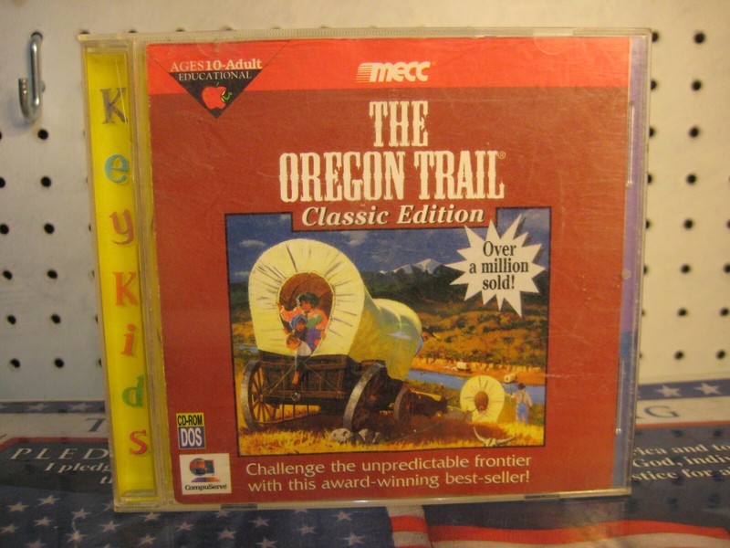 The Oregon Trail Classic Edition MECC 1996 MS-DOS PC CD Educational Game
