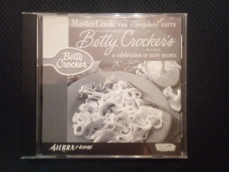 MasterCook The Complete Suite Betty Crackers Recipes CD 2002