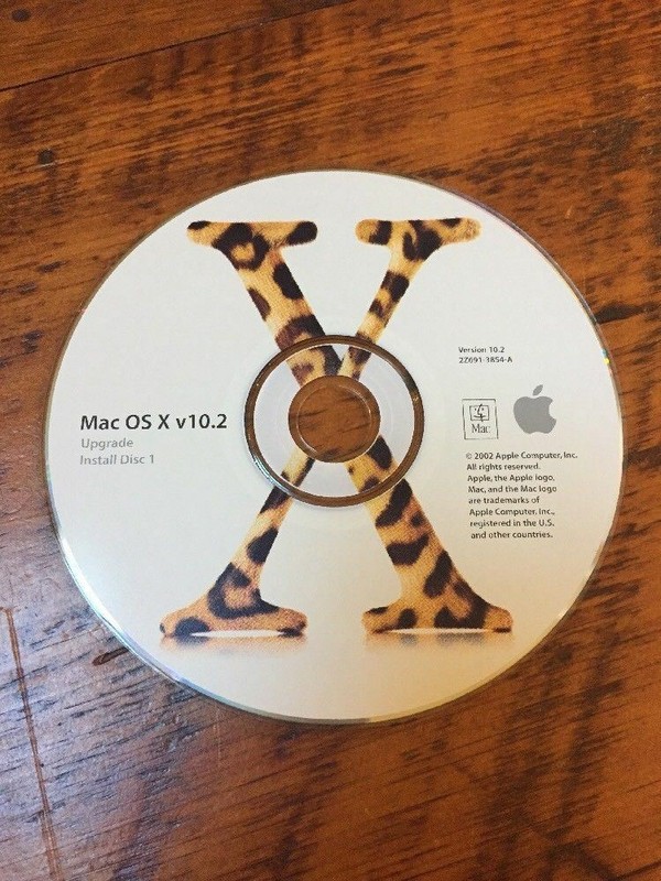 Mac OS X 10 v10.2 Jaguar Macintosh Upgrade Install Software Discs CDs 2002 gallery