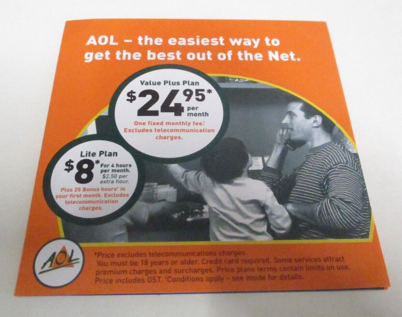 AOL - Australia Online - Internet Starter Kit - CD & Information in Pack - 2001 gallery