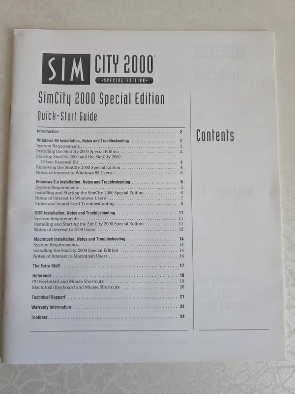 Vintage SimCity 2000 Special Edition 5.25 Floppy Disc DOS/Win/Mac CIB Big Box gallery