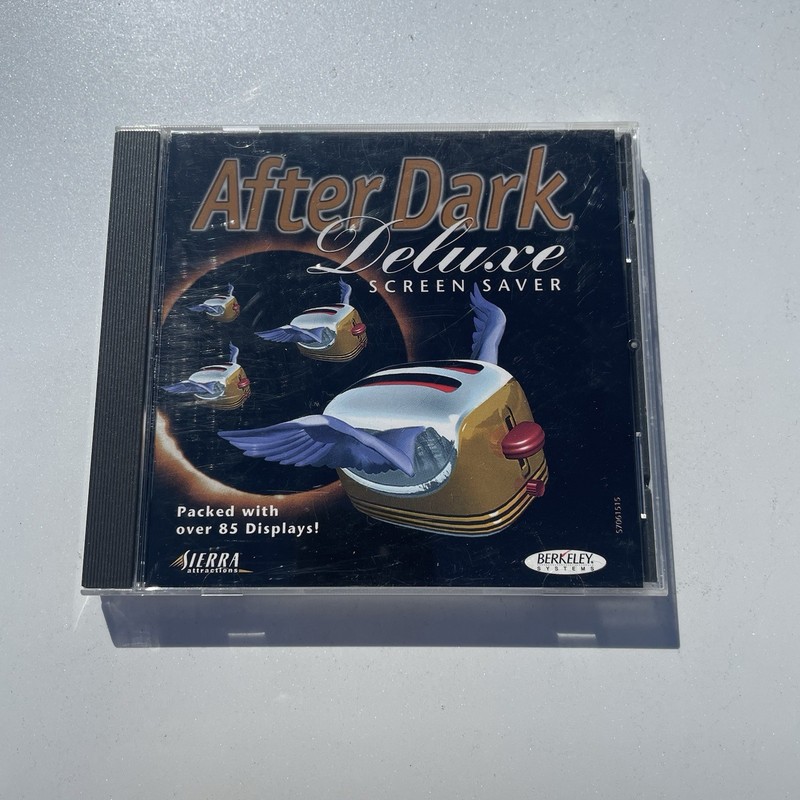 After Dark Deluxe Screen Saver Pack CD Flying Toaster 1998 Berkeley Systems