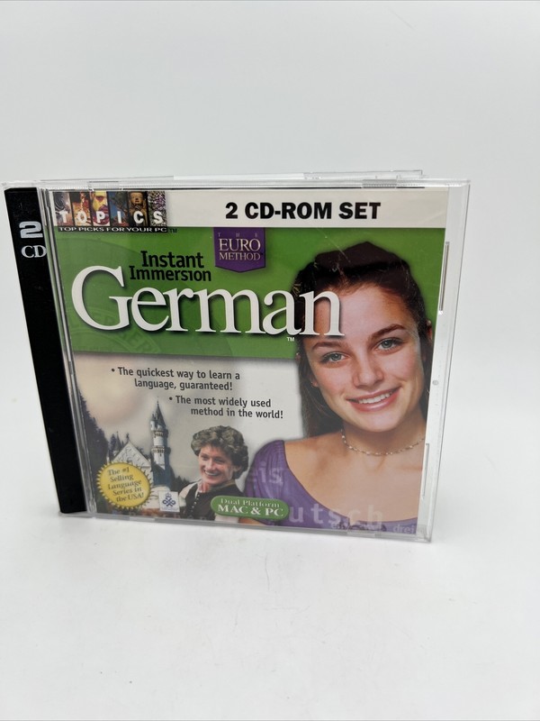 Instant Immersion Language Software CD ROM World Talk German. CD23