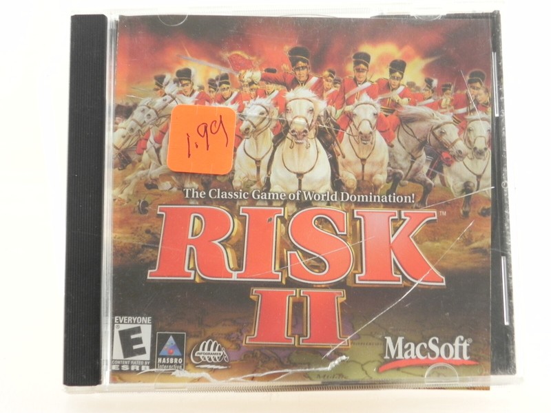 Risk II Classic Game of World Domination MacSoft / Macintosh CD global conquest