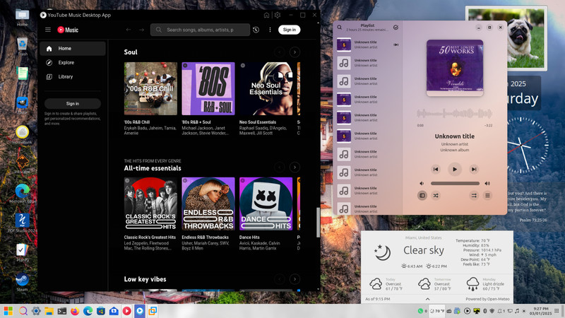 Linux Mint 22.1 Preloaded on 2.5" 500GB Hard Disk Drive - Windows Theme #5 gallery