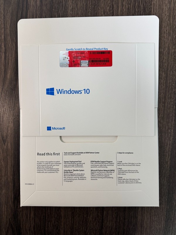 Windows 10 Pro 64 bit DVD Product Key New & Sealed Local Seller | Free Shipping gallery