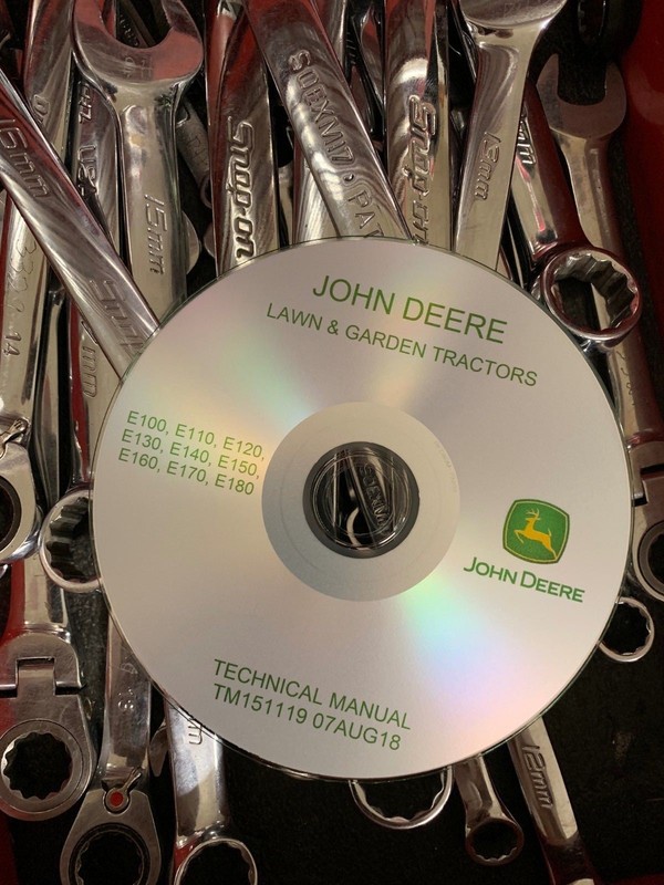 JOHN DEERE E120 E130 E140 LAWN TRACTOR SERVICE REPAIR MANUAL TM151119