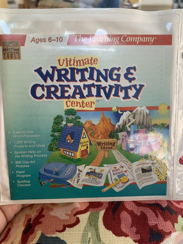 Interactive Writing Tools Ultimate Creativity Center Age 6-10 CD-ROM & Booklet