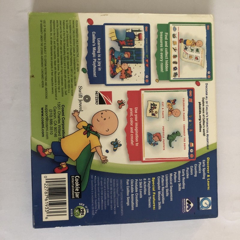 The Learning Company Caillou - Magic Playhouse gallery