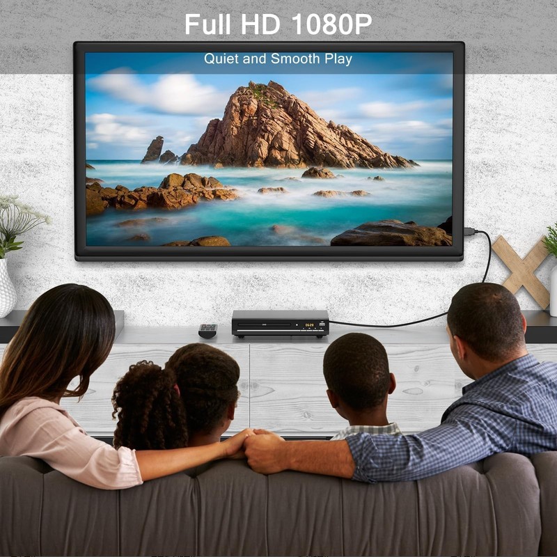 DVD Players for TV with HDMI,Plays All Regions and Formats,CD Player for Home... gallery