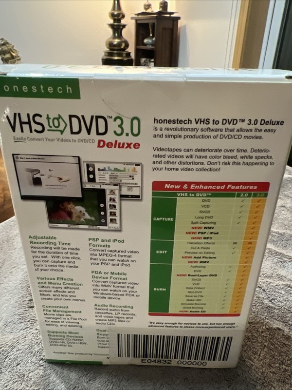 VHS to DVD Converter 3.0 Deluxe Software Package. Honestech. Windows - New gallery