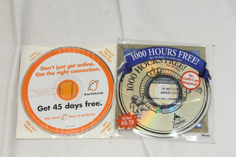 9 America Online Software Disc CD and Print Shop gallery
