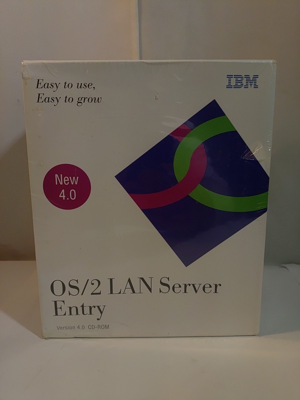 Vtg Rare IBM OS/2 LAN Server Entey 4.0 CD-ROM New Sealed