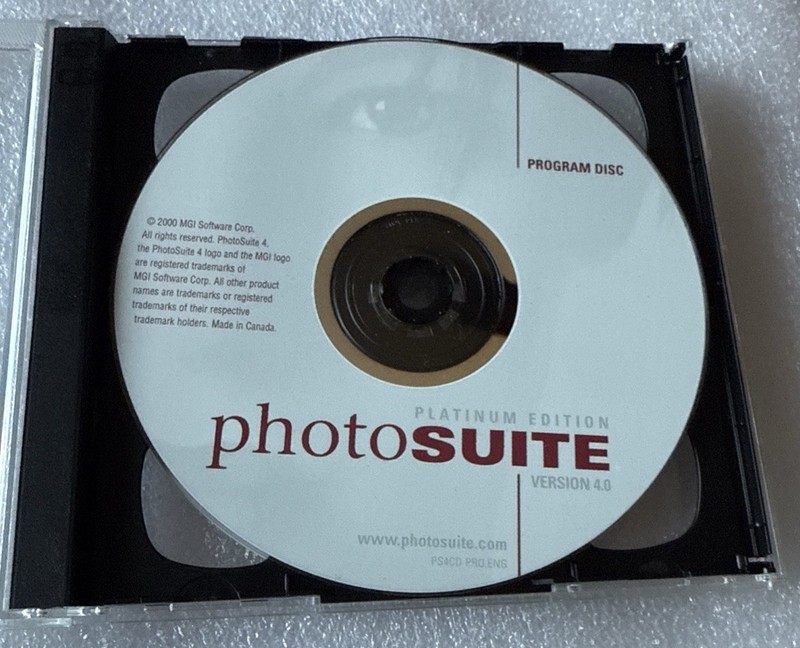 MGI PHOTOSUITE III Platinum Edition PC Windows 95/98/NT 4.0 #1 BEST SELLER Used