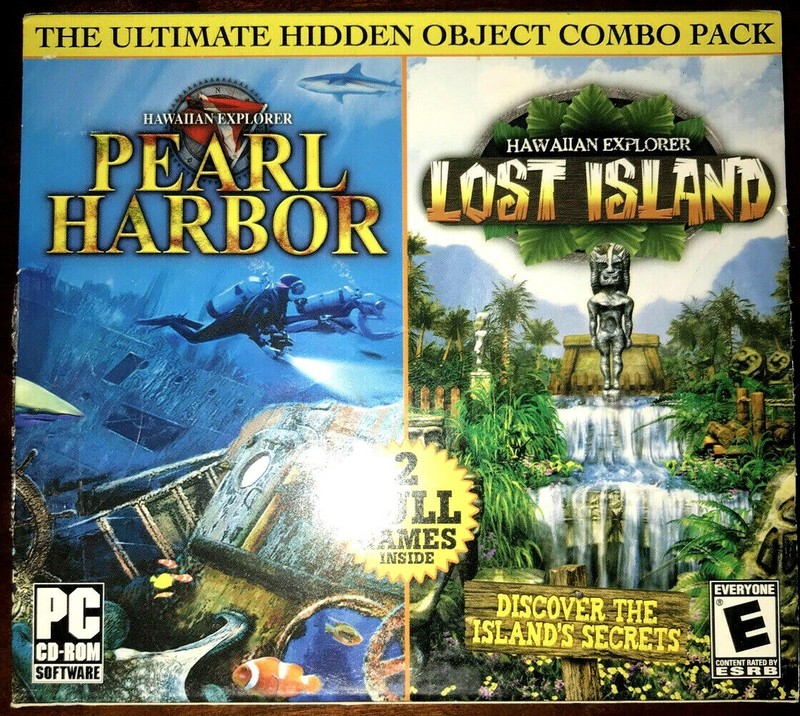 2 Full CD-Rom Games – Explorer Pearl Harbor and Lost Island [2009] WINDOWS PC