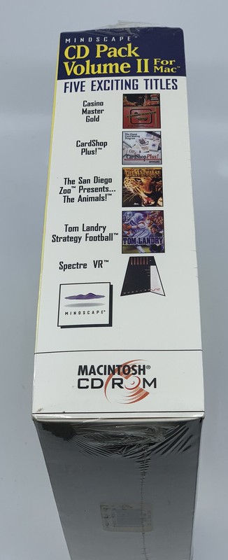 NEW Vintage 1995 Mindscape CD Pack Volume II for Mac - 5 Software Titles / Games gallery