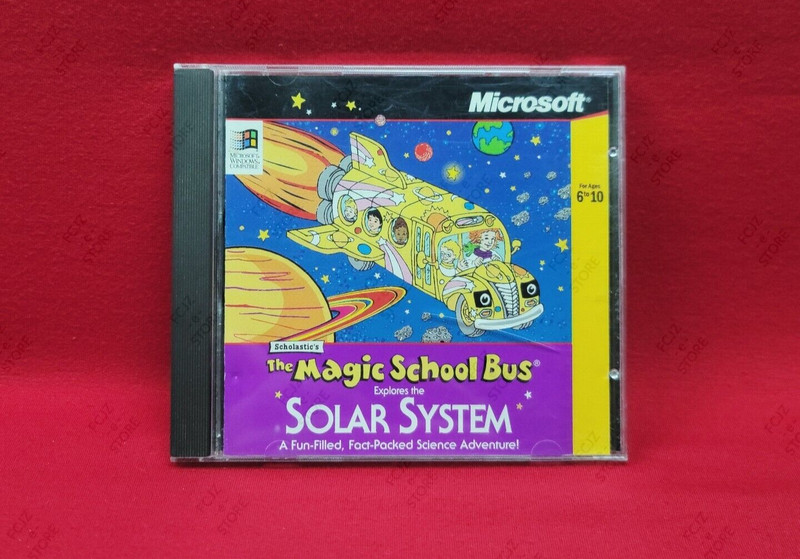 The Magic School Bus - Explores the Solar System PC, CD-ROM, Windows 3.1 (1994) gallery