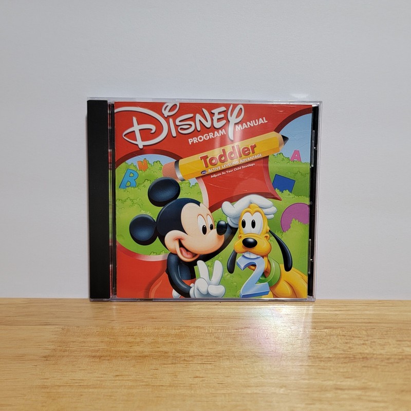 Disney Program Manual Toddler Active Leveling Advantages CD-ROM PC Pre-Owned
