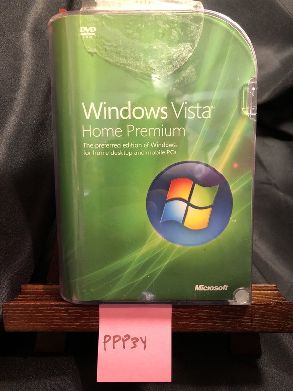 Microsoft Windows Vista Home Premium Full MS WIN 32 Bit DVD! EXCELLENT! FREE S/H