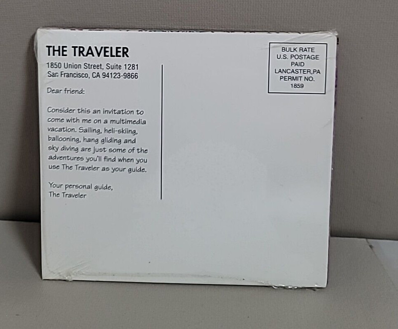 Vintage The Traveler CD-Rom 1994 PC Computer Multi-Media Vacation Travel Guide gallery