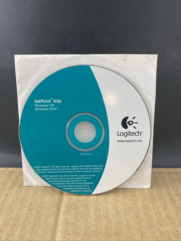 Logitech SetPoint 4.0a, Windows XP & Vista Software CD, MULTIPLE CD’S SHIP FREE