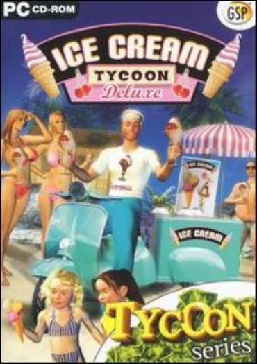 Ice Cream Tycoon Deluxe PC CD business simulation frozen treats adventure game