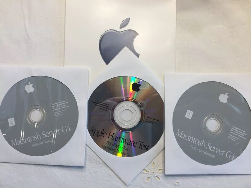 NEW Original Apple Macintosh Server Power Mac G4 Media w/ Hardware Test CD 8215