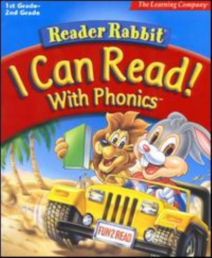 Reader Rabbit I Can Read With Phonics PC CD learn write words game 1st 2nd Grade