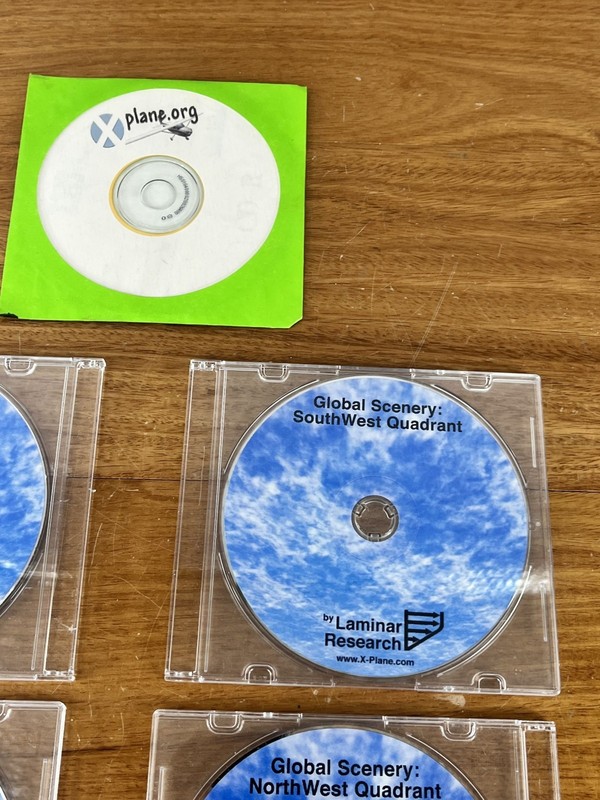 X-Plane by Laminar Research Global Scenery NW, NE, SW, SE Quadrants LOT DISCS gallery