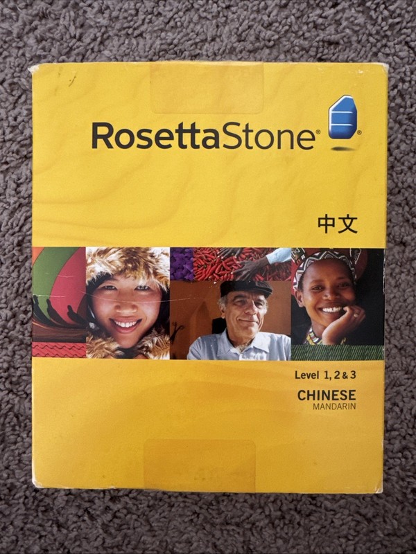 Rosetta Stone Chinese (Mandarin) Learning Course Levels 1 2 3