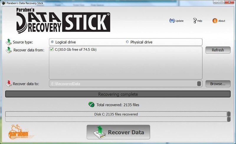 White Flash Drive Data Recovery Stick for Windows Easy Quick Recovery DRS gallery