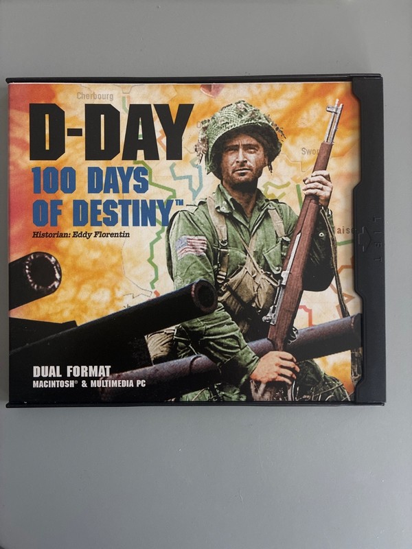 D- Day 100 Days of Destiny By Eddy Florentin PC Disc Video & Photos “Rare” HTF”