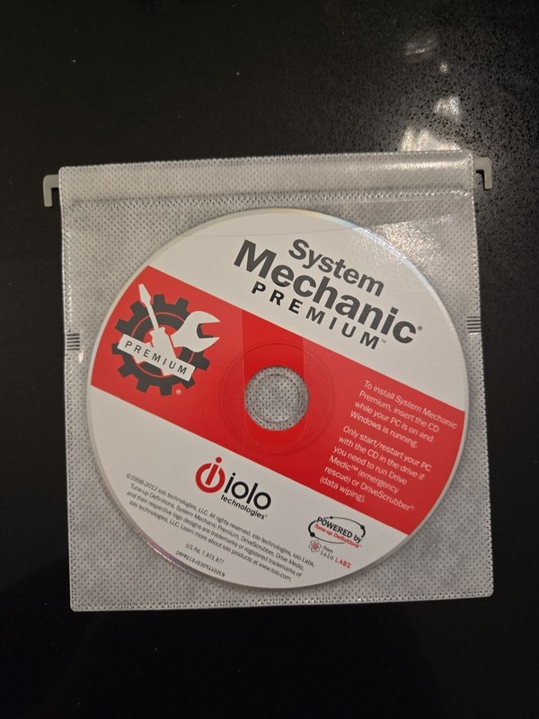 Iolo Technologies Software CD – System Mechanic Premium – Windows