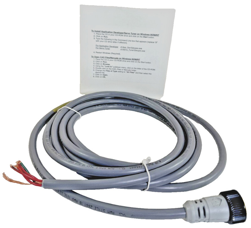 Windows 95/98/NT CD and Cable, Woodhead 5 Pin Female, new (M)