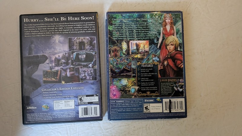Big Fish Games PC Mac DVD-ROM Software Lot of 2 Mystery Case Files Dire Grove gallery